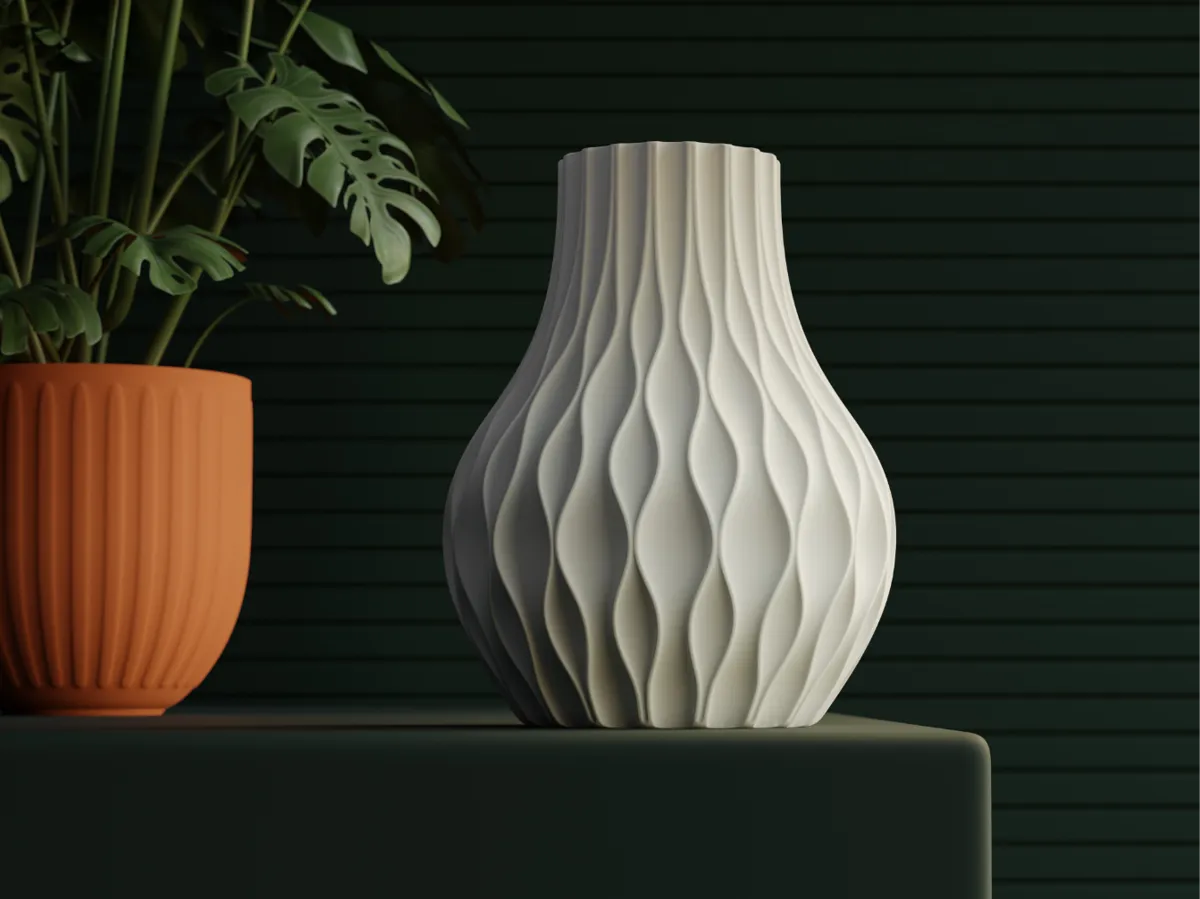 Vase for brick flowers v2