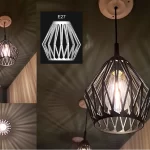 Lampshade with beautiful shadow play for E27