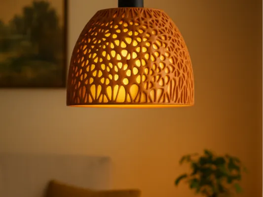 Organic Light Shade 3D Printed Lamp Shade NO AMS