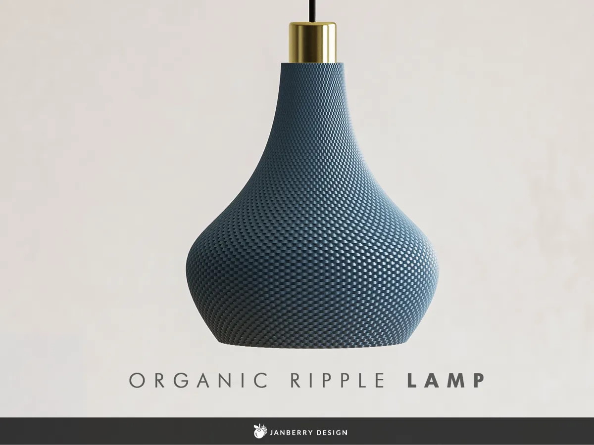 Organic Ripple Lamp