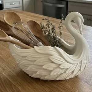 Majestic Swan Kitchen Organizer & Utensil Holder